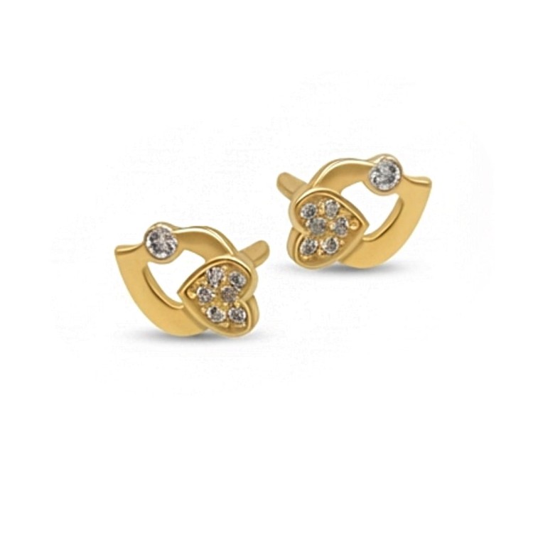 złote kolczyki serca-3.jpg