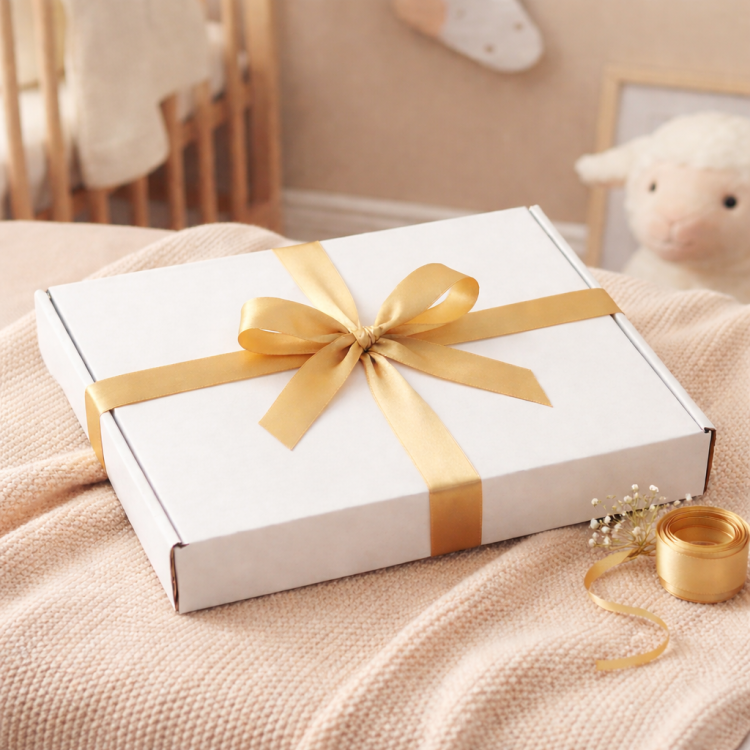 Pudełko prezentowe z kokardą