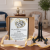 Obrazek ze świętą rodziną z dedykacja na urodziny w pudelku z kokarda