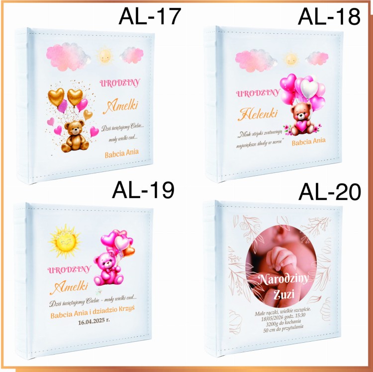 Personalizowany album na zdjęcia  pamiątka na ważną okazję