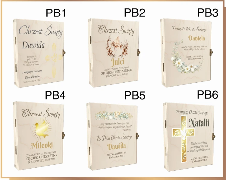Wzory dedykacji do nadruku na pudelku