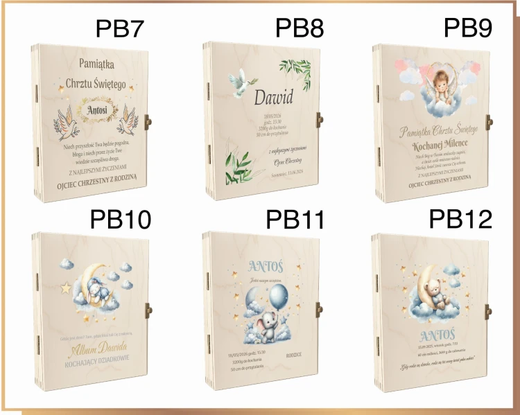 Propozycje życzeń na pudełko z okazji chrztu