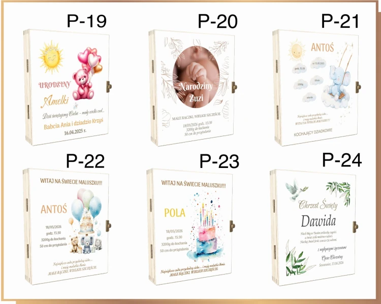 Galeria dedykacji na urodziny i narodziny dziecka