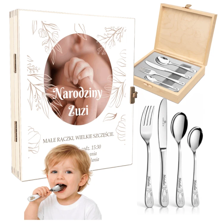 Zestaw sztućców dla dzieci Gerlach w etui