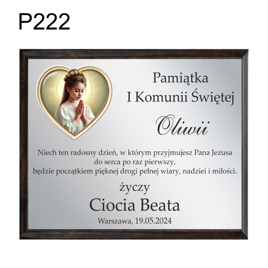 Prezent z okazji Pierwszej Komunii Świętej - grafika dziecka idącego do Komunii