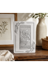 Srebrny obrazek na Chrzest – Anioł Stróż z dzieckiem Beltrami 13×18 cm