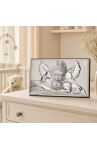 Obrazek Anioła Stróża na Chrzest 20 × 12 cm – Pamiątka Chrztu Świętego
