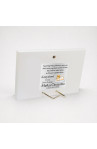 Srebrny obrazek Anioł Stróż z dzieckiem na Chrzest 17,5×11,5 cm