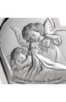Obrazek na Chrzest – serce z Aniołem Stróżem Beltrami 13×12 cm