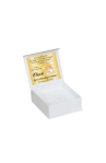 Srebrny łańcuszek zawieszka Aniołek z sercem – srebro 925